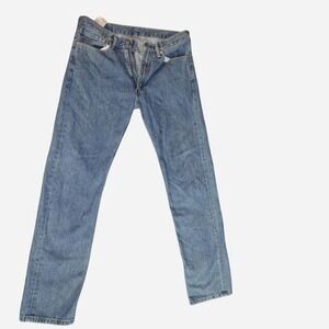 Mens 505 Levis straight leg jeans 34x36